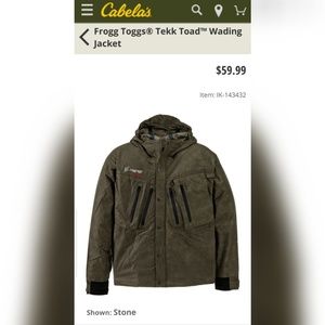 frogg toggs tekk toad wading jacket